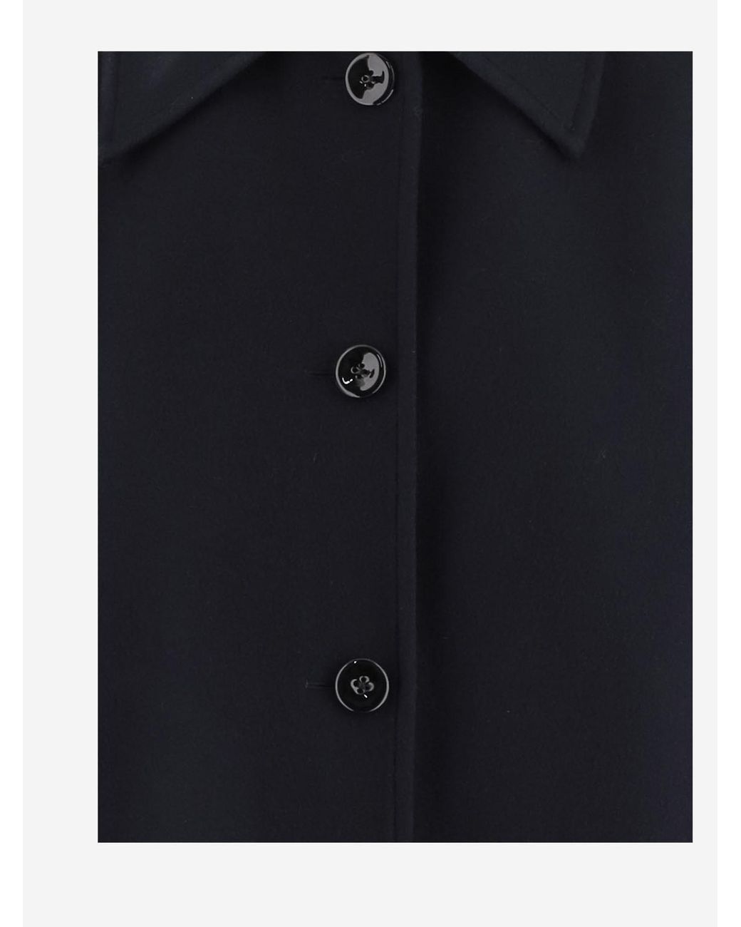 Jil Sander Blue Buttoned Jacket