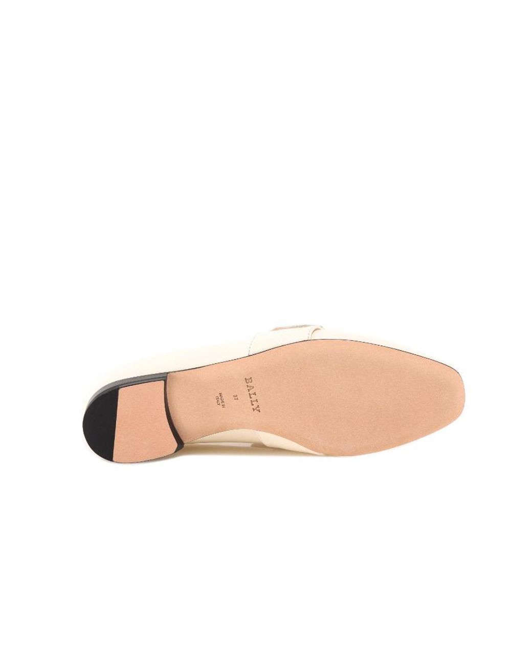 Bally White Buckle-Detail Loafers
