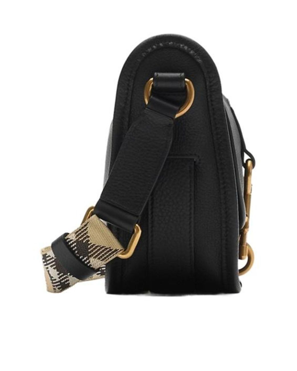 Burberry Black Mini B Clip Messenger Bag