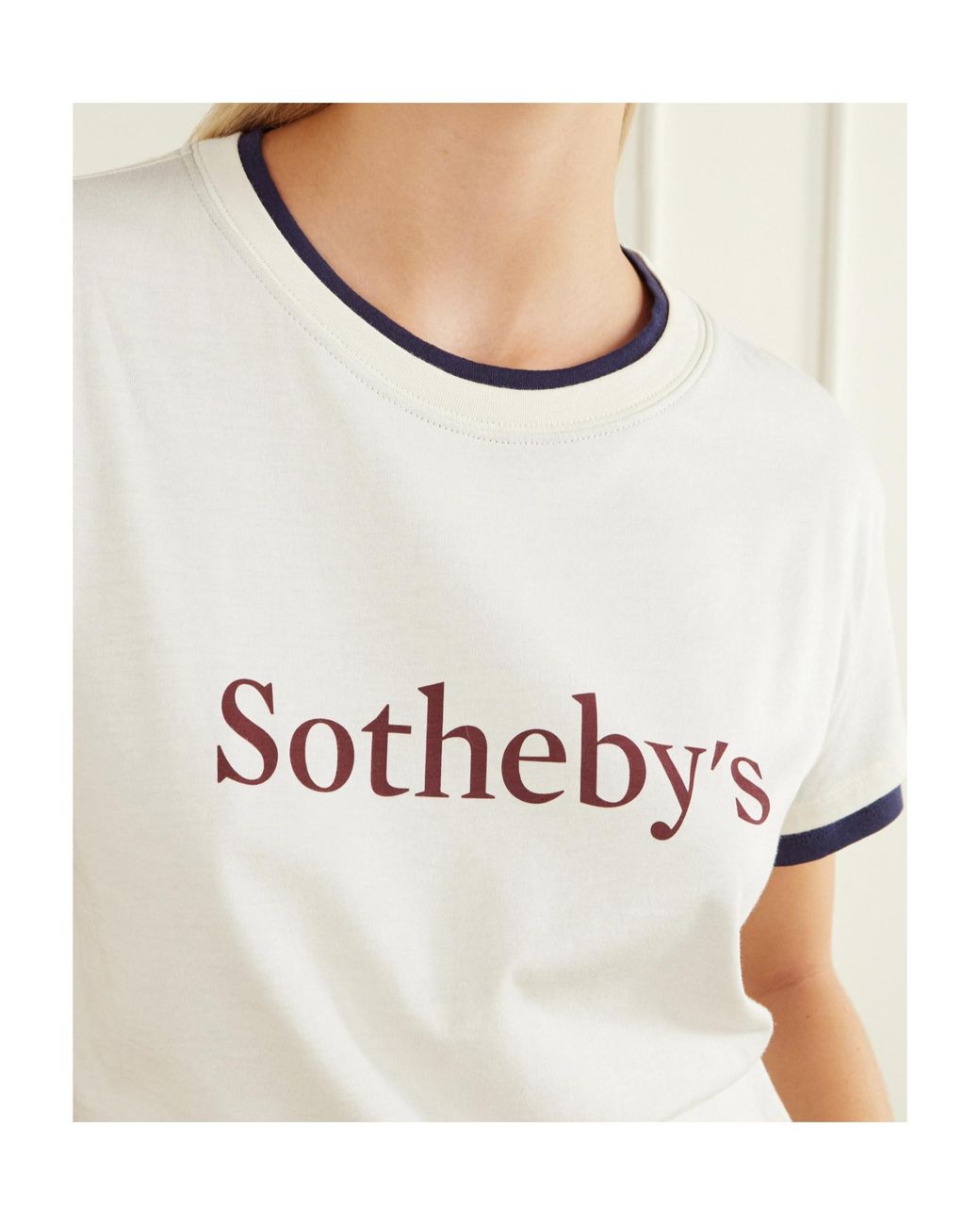 FRAME White Striped Crew-Neck T-Shirt