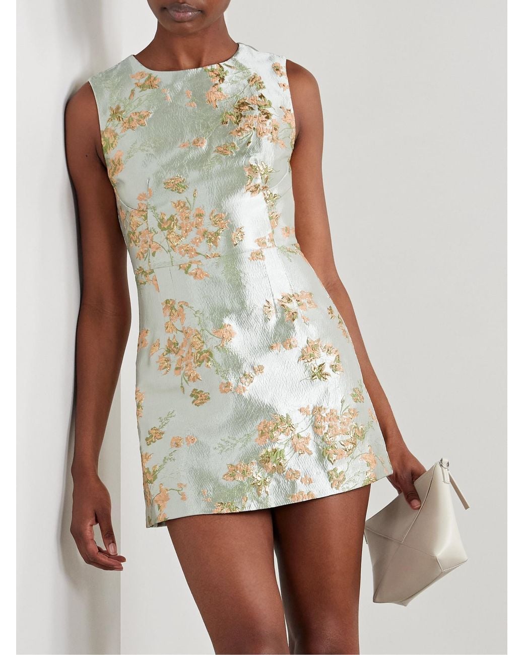 Staud Multicolor Garden Print Dress