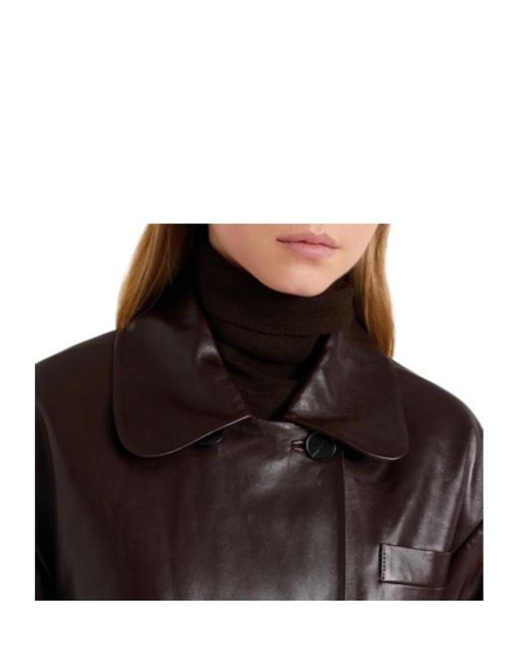 Self-Portrait Black Cropped Leather Jacket