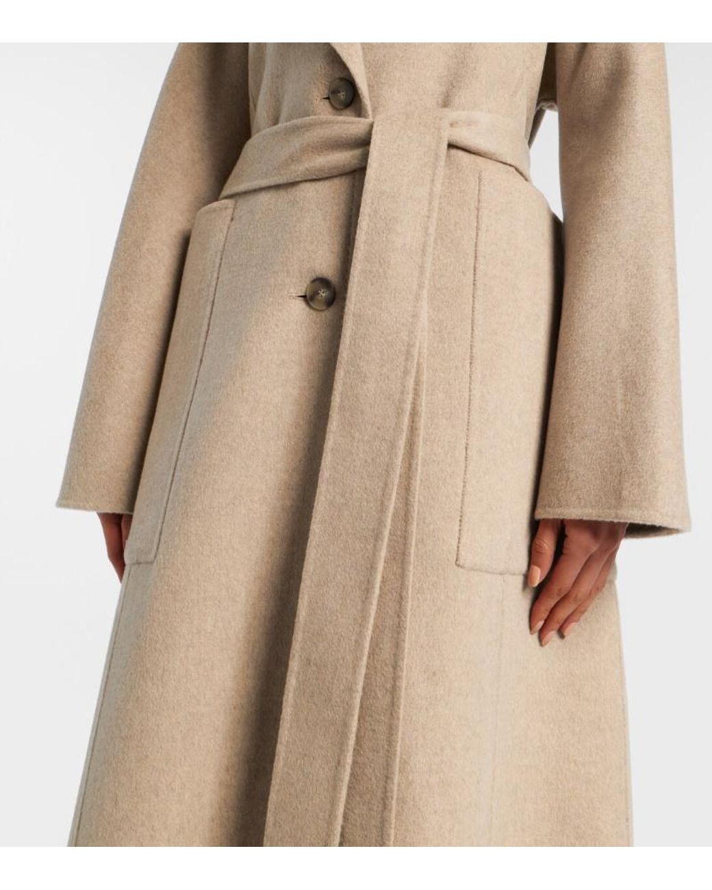 Joseph Natural Spencer Wool And Cashmere Coat