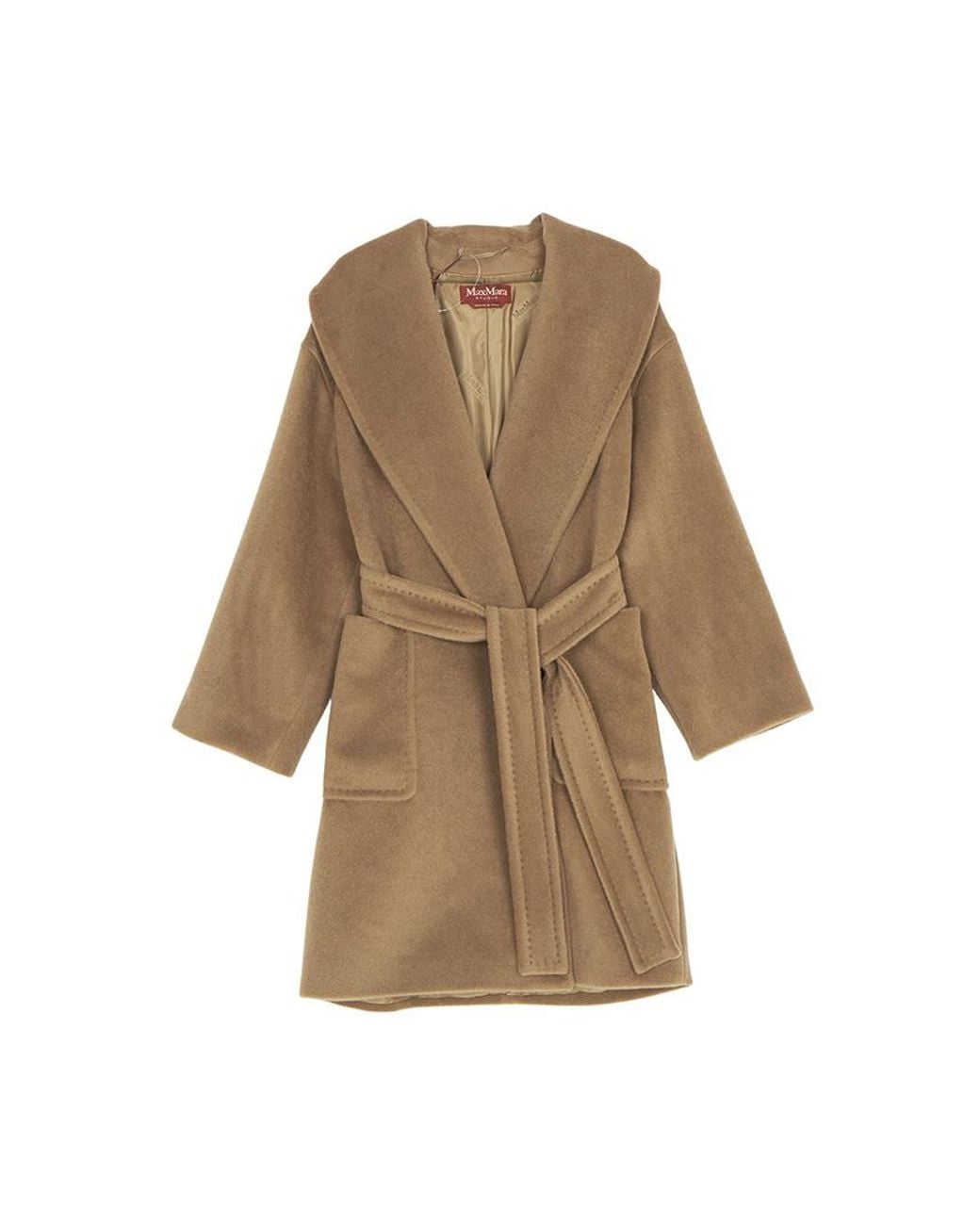 Max Mara Natural Studio Cloruro Tie-Waisted Coat