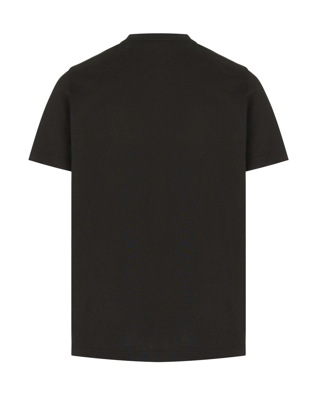 Moncler Black Logo Printed Crewneck T-Shirt for men