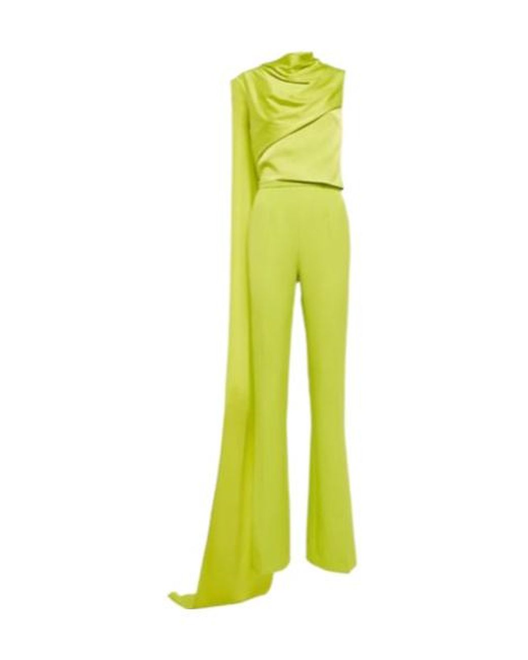 Safiyaa Yellow Cara Crêpe Jumpsuit