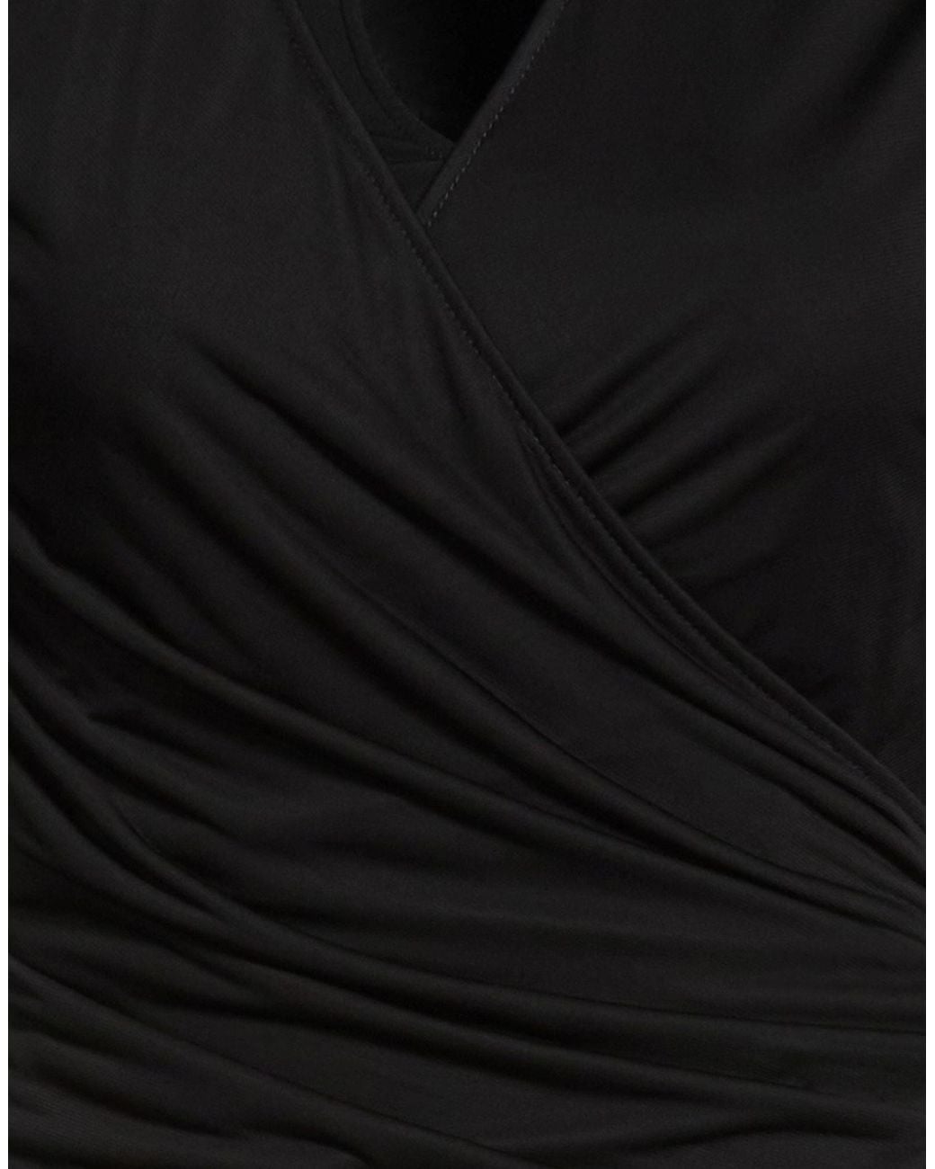 Max Mara Black Solid-Color Long-Sleeved Shirt