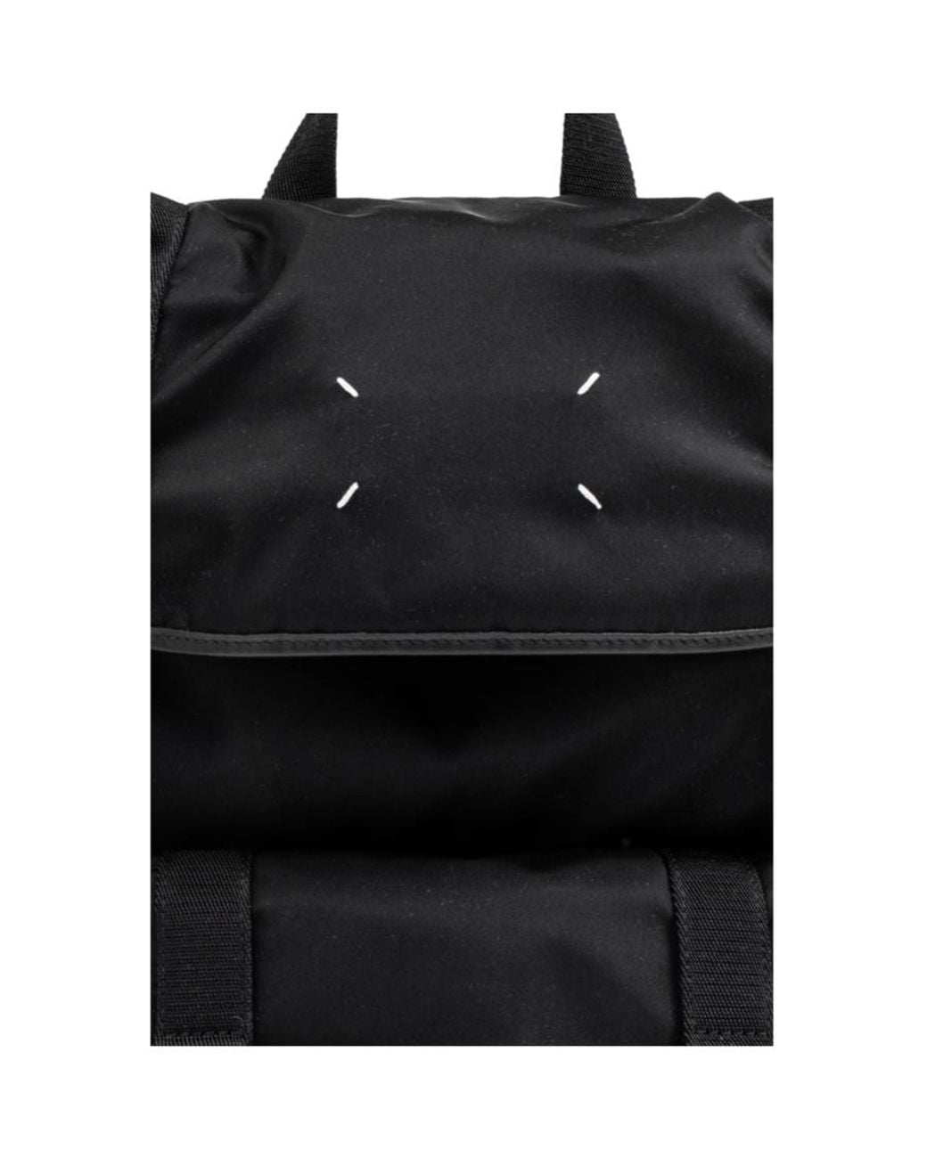 Maison Margiela Black High-Tech Medium Backpack for men