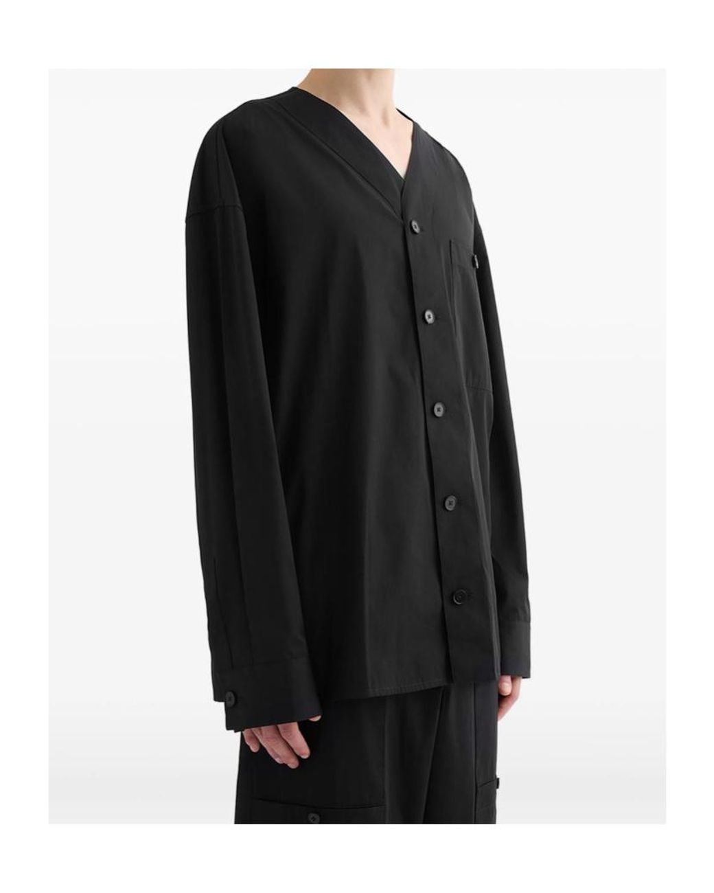 Jil Sander Black Button-Up Shirt for men