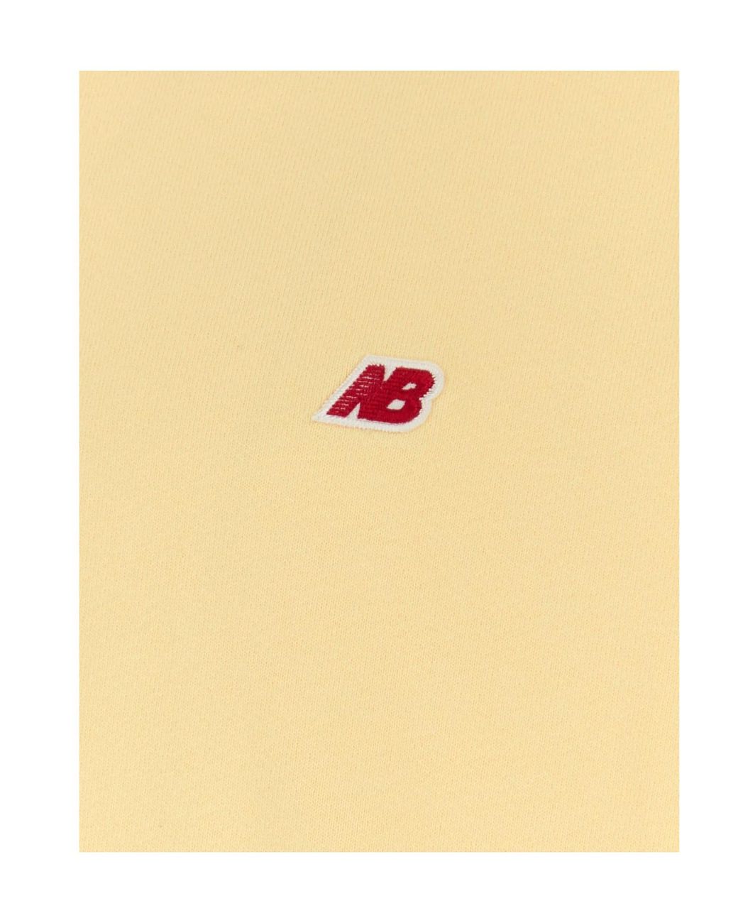 New Balance Yellow Core Hoodie for men