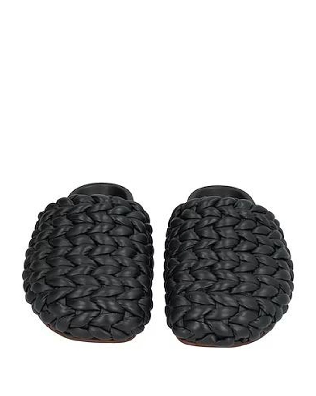 Chloé Black Half-Coverage Slippers