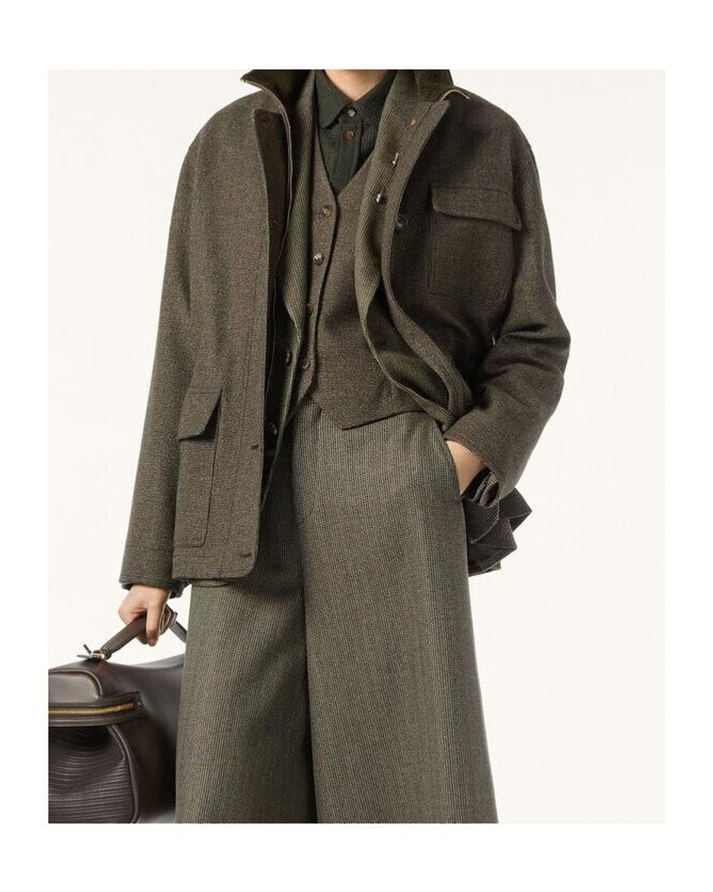 Loro Piana Green Andrey Field Jacket