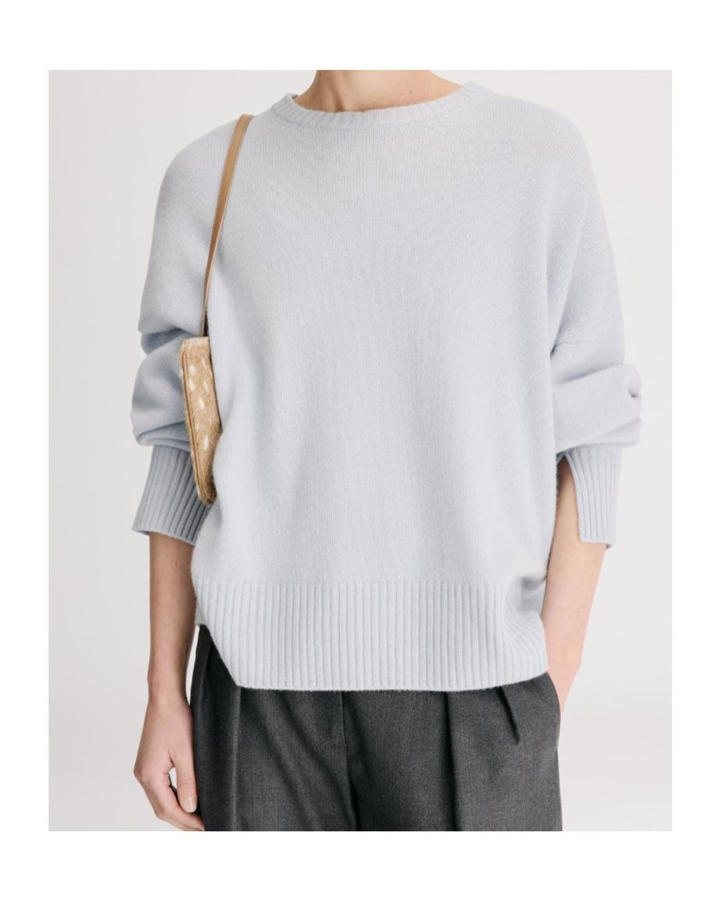 Loulou de Saison White Anton Knitted Sweater