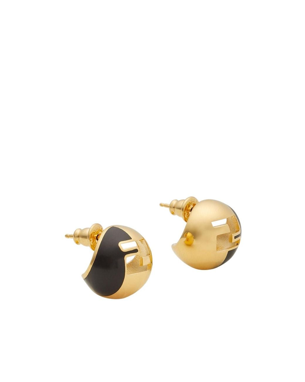Fendi Metallic And Colored Earrings