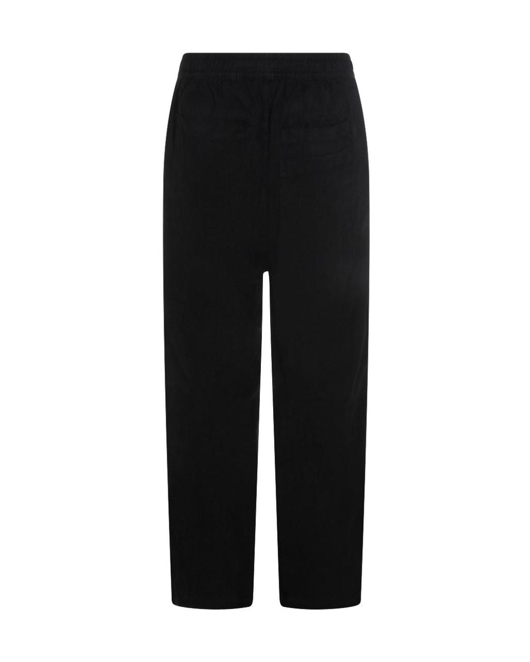Thom Krom Black Elastic-Waist Pants for men