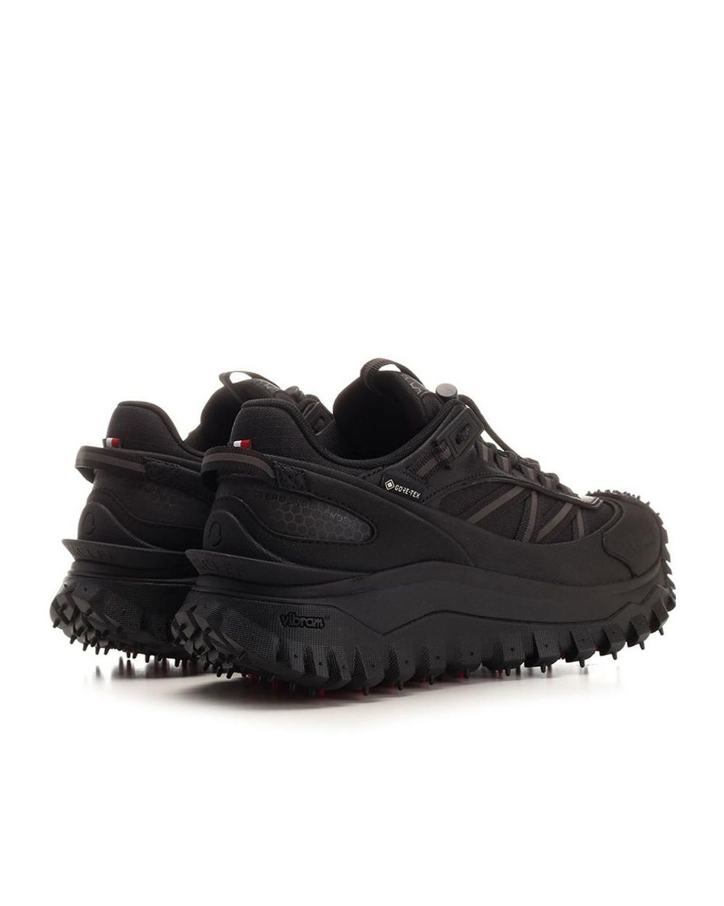 Moncler Black Trailgrip Gtx Low-Top Sneakers