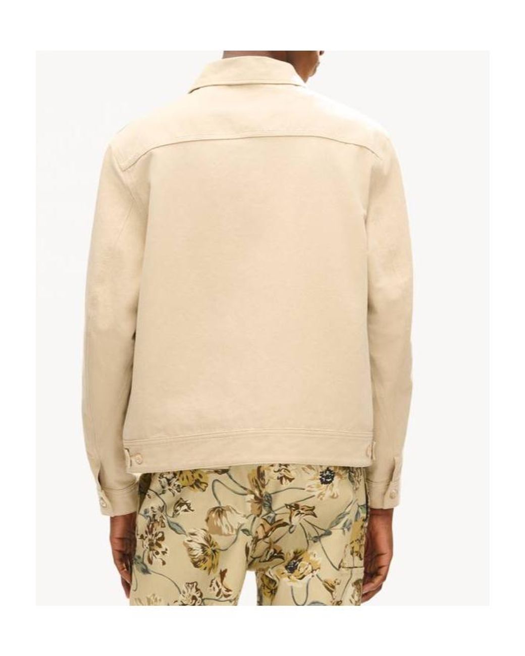 KENZO Natural Varsity' Embroidered Genderless Workwear Blouson