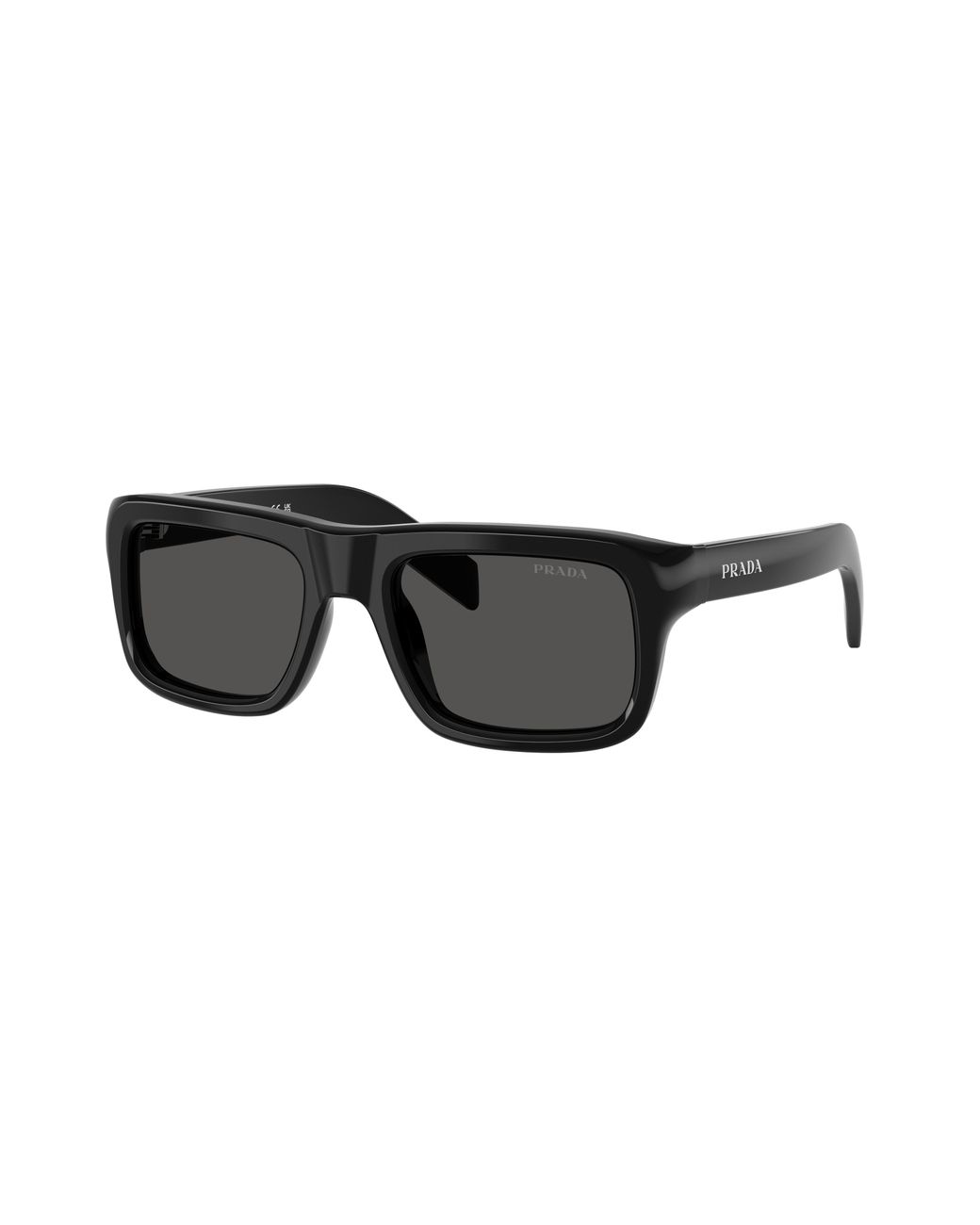 Prada Black Eyewear Rectangular Frame Sunglasses for men