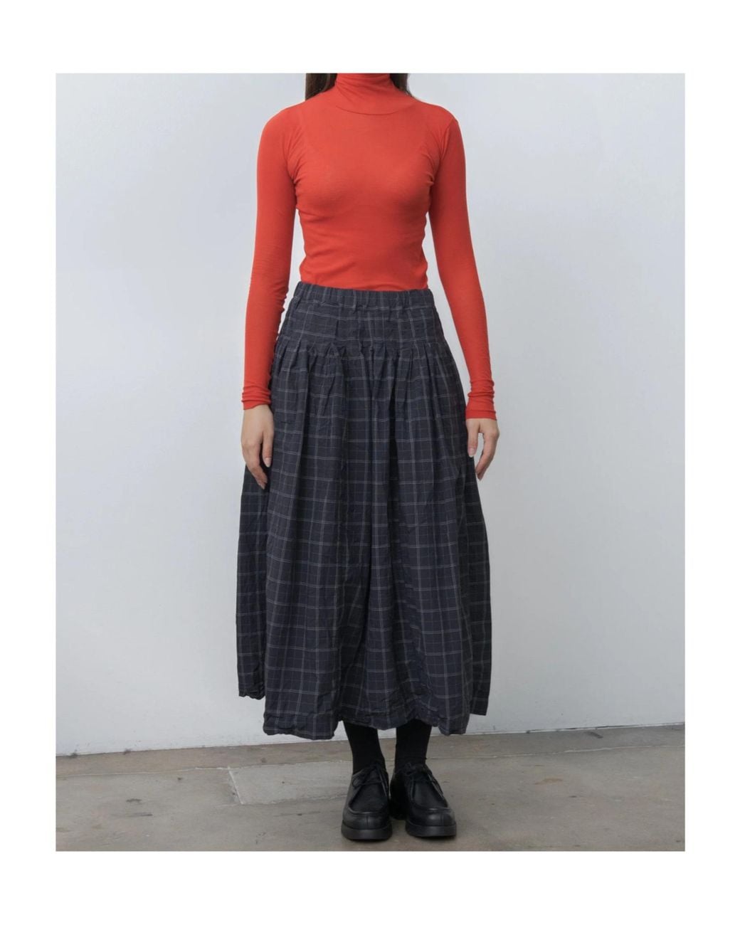 Auralee Red Long-Sleeve T-Shirt