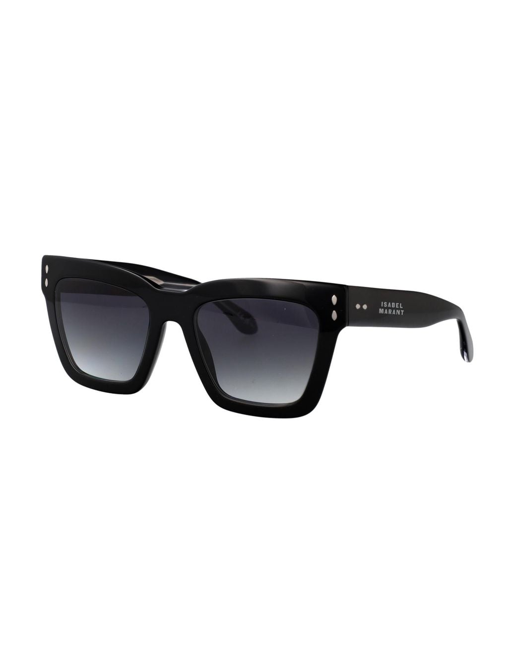 Isabel Marant Black Logo-Print Sunglasses