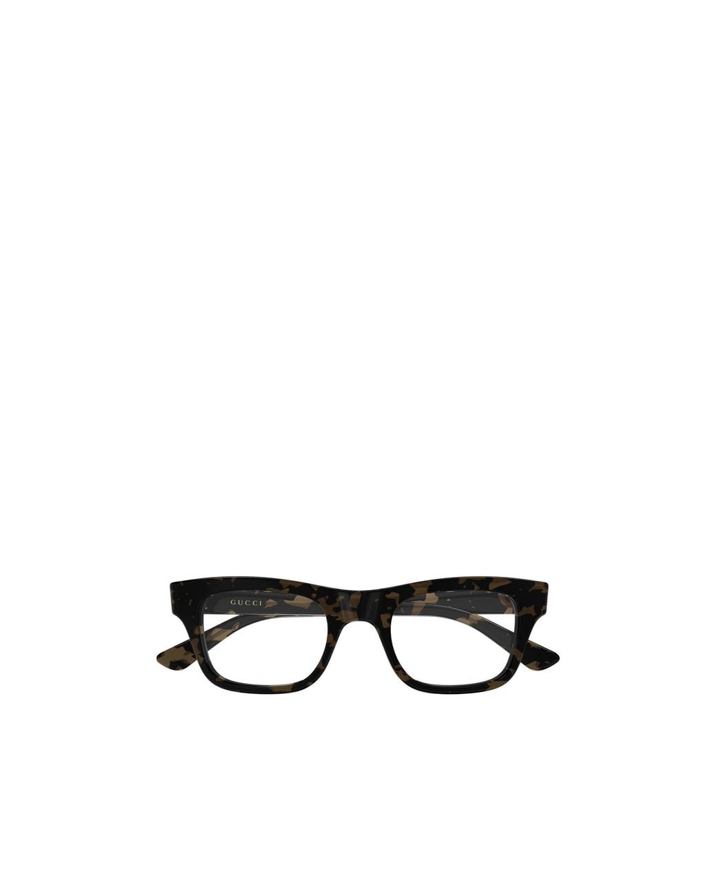 Gucci White Rectangle Eyeglasses for men