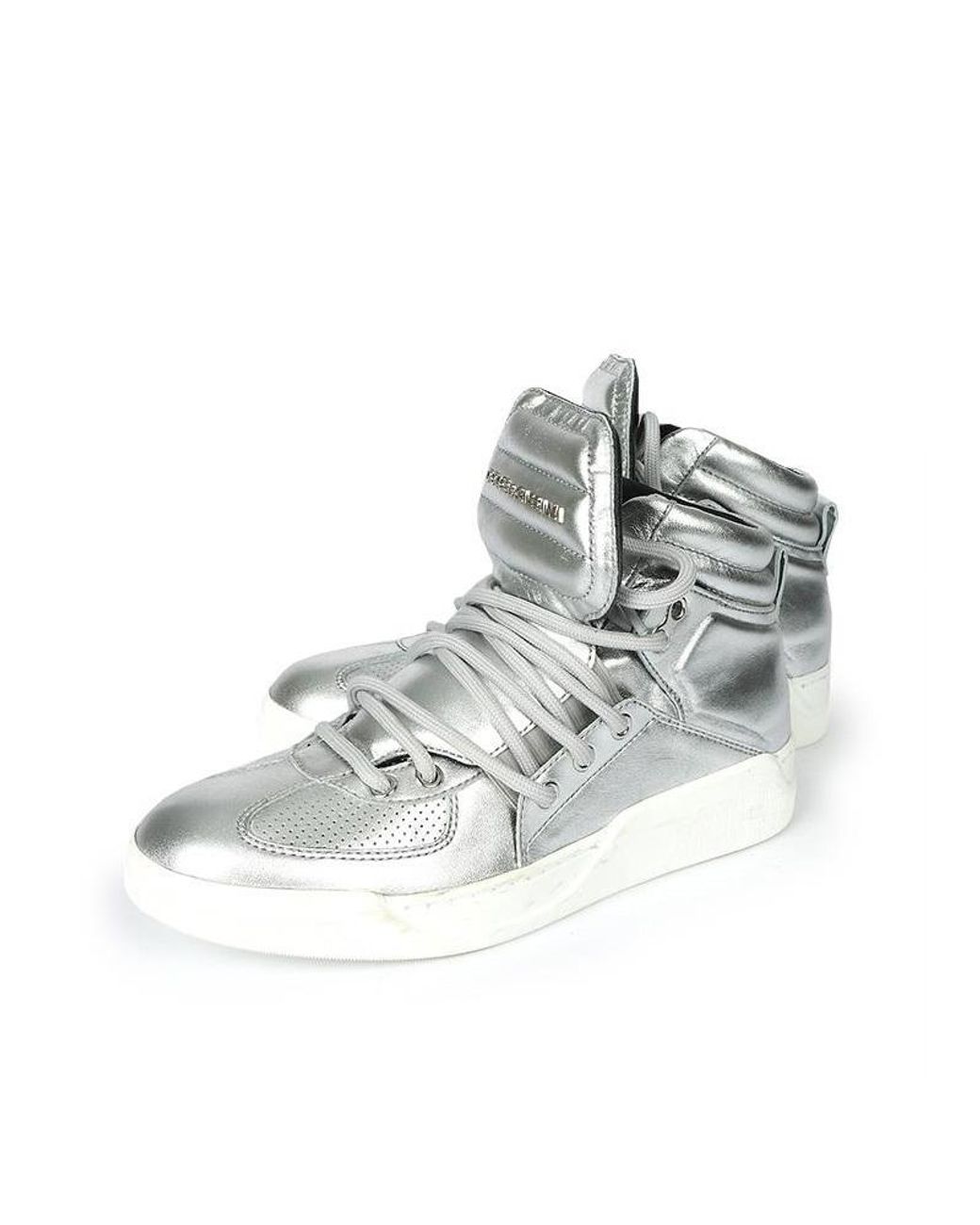 Dolce & Gabbana White Logo-Lacing Casual Sneakers for men