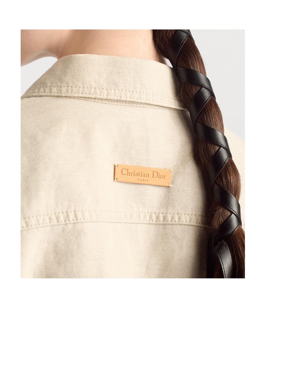 Dior Natural Short Belted Jacket