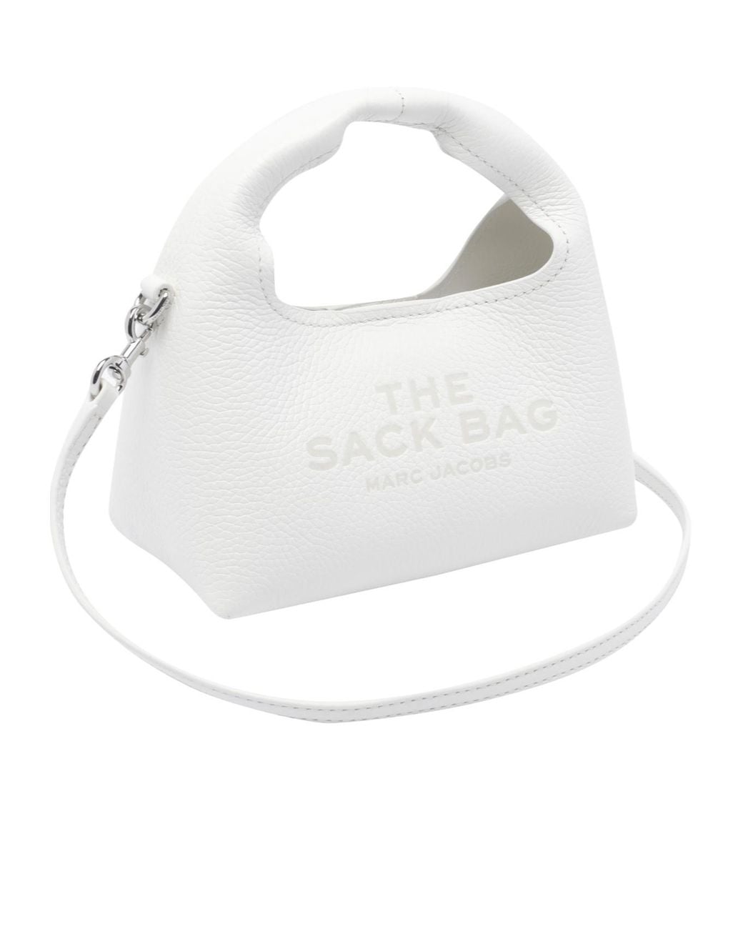 Marc Jacobs White The Micro Crossbody Sack Bag