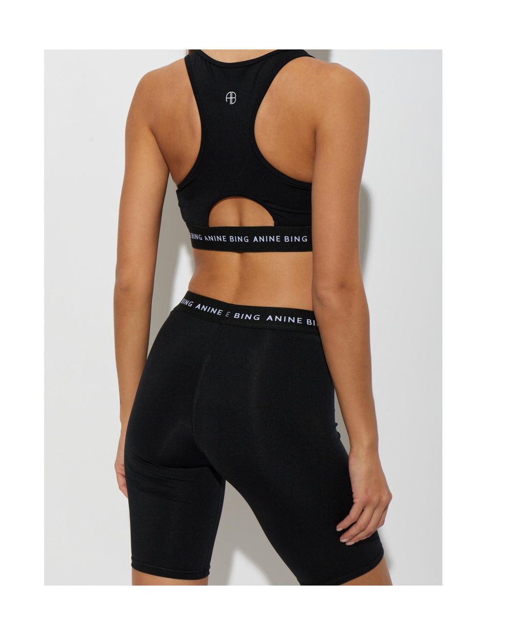 Anine Bing Black Nono Bra
