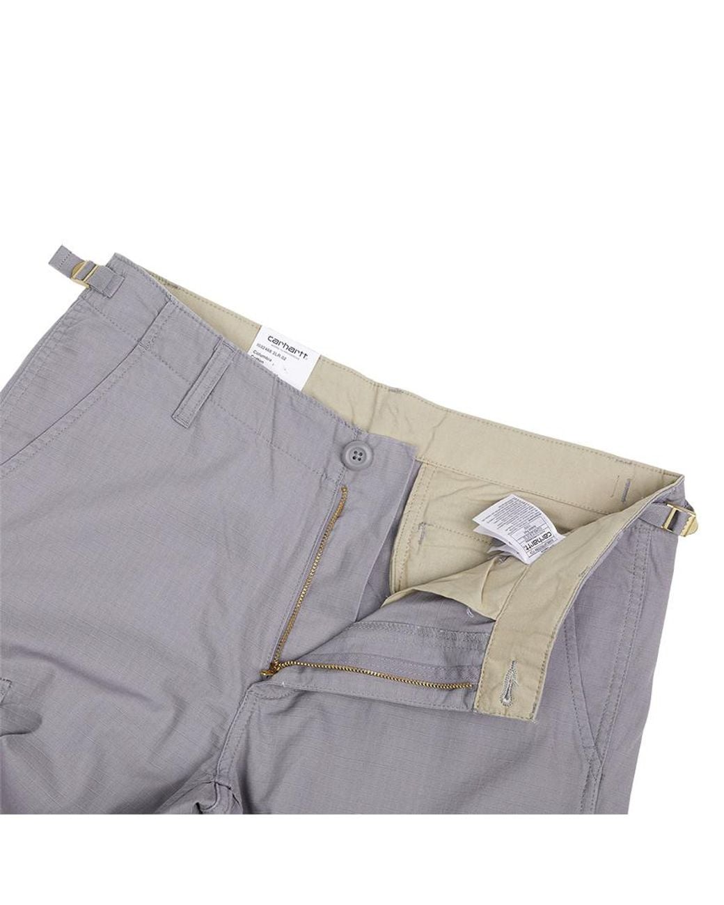 Carhartt Gray Low Rise Cargo Pants for men