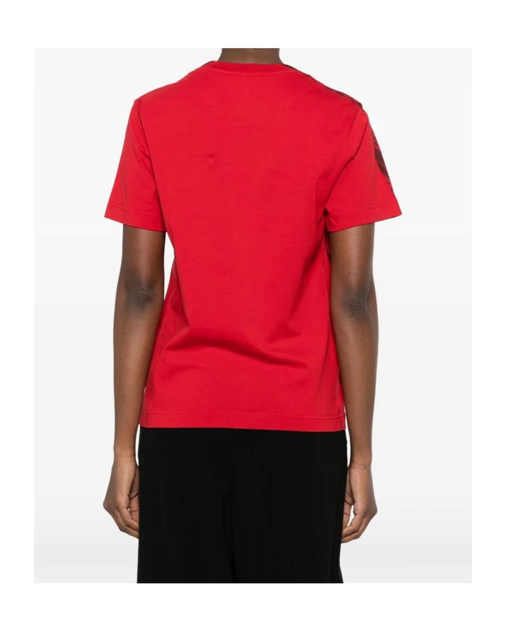 McQueen Red Crew-Neck T-Shirt