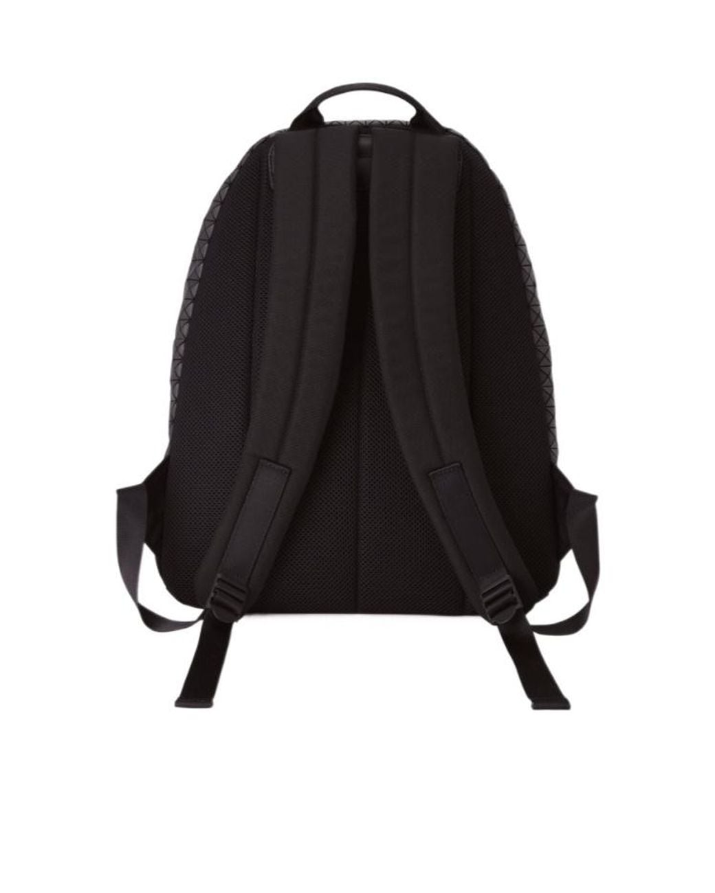 Issey Miyake Black Geometric Panelled Backpack