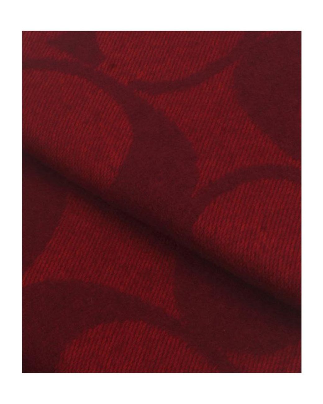 COACH Red Tassel Scarf