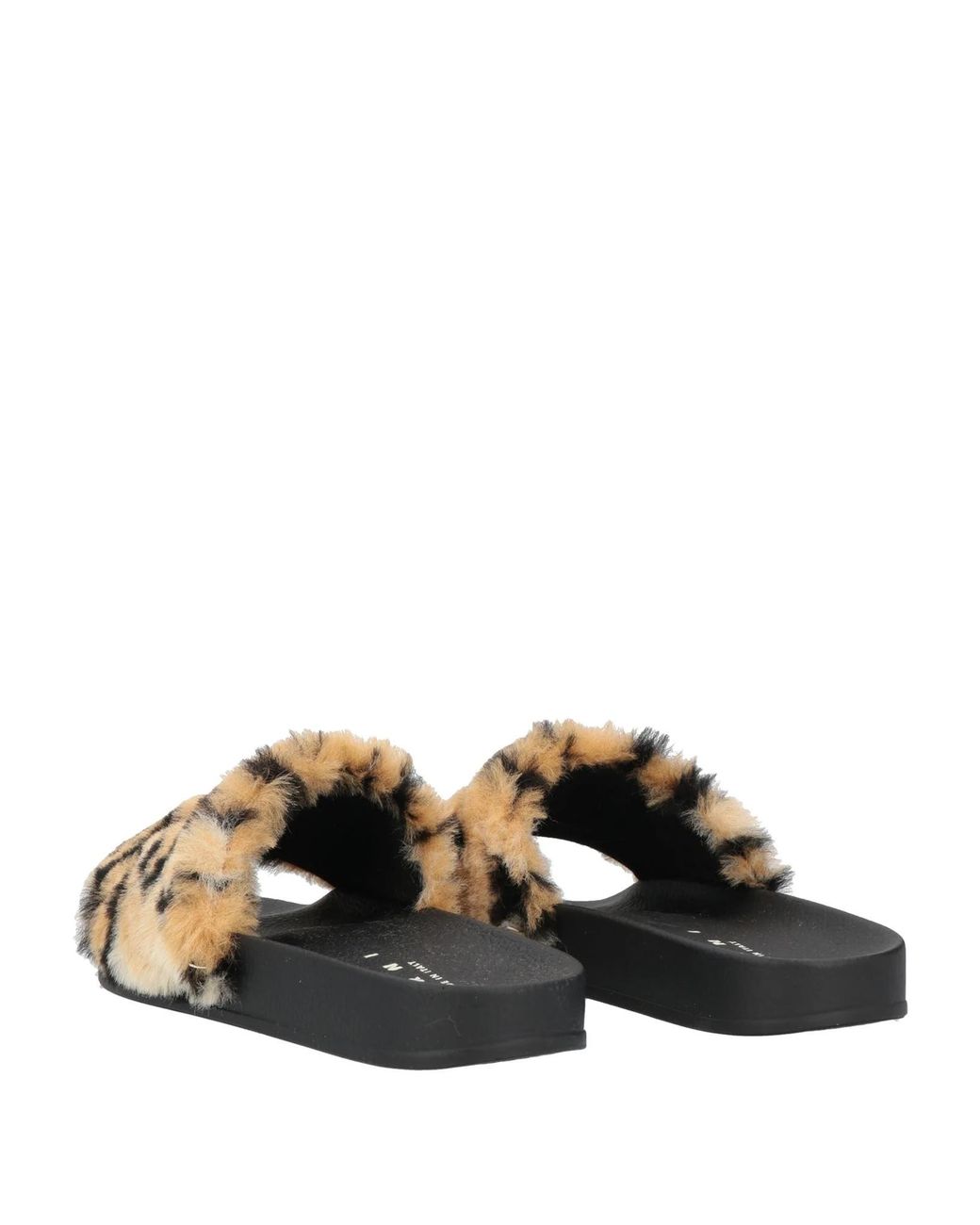 Marni Brown Slide Sandals