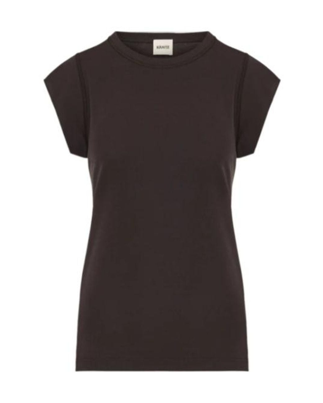 Khaite Black Short-Sleeved T-Shirt