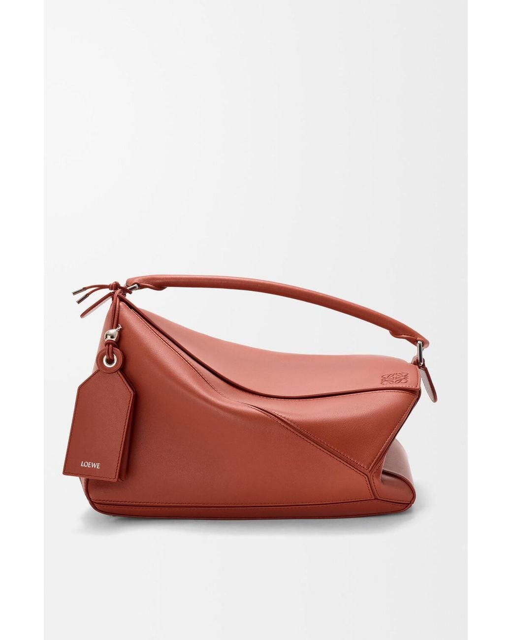 Loewe Red Large Featherlight Puzzle Bag for men