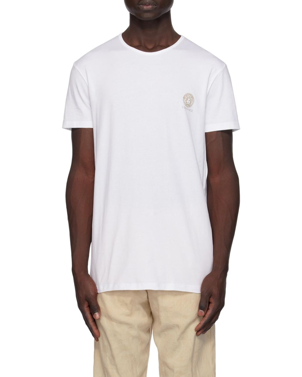 Versace Black 2-Pack Crewneck T-Shirts for men