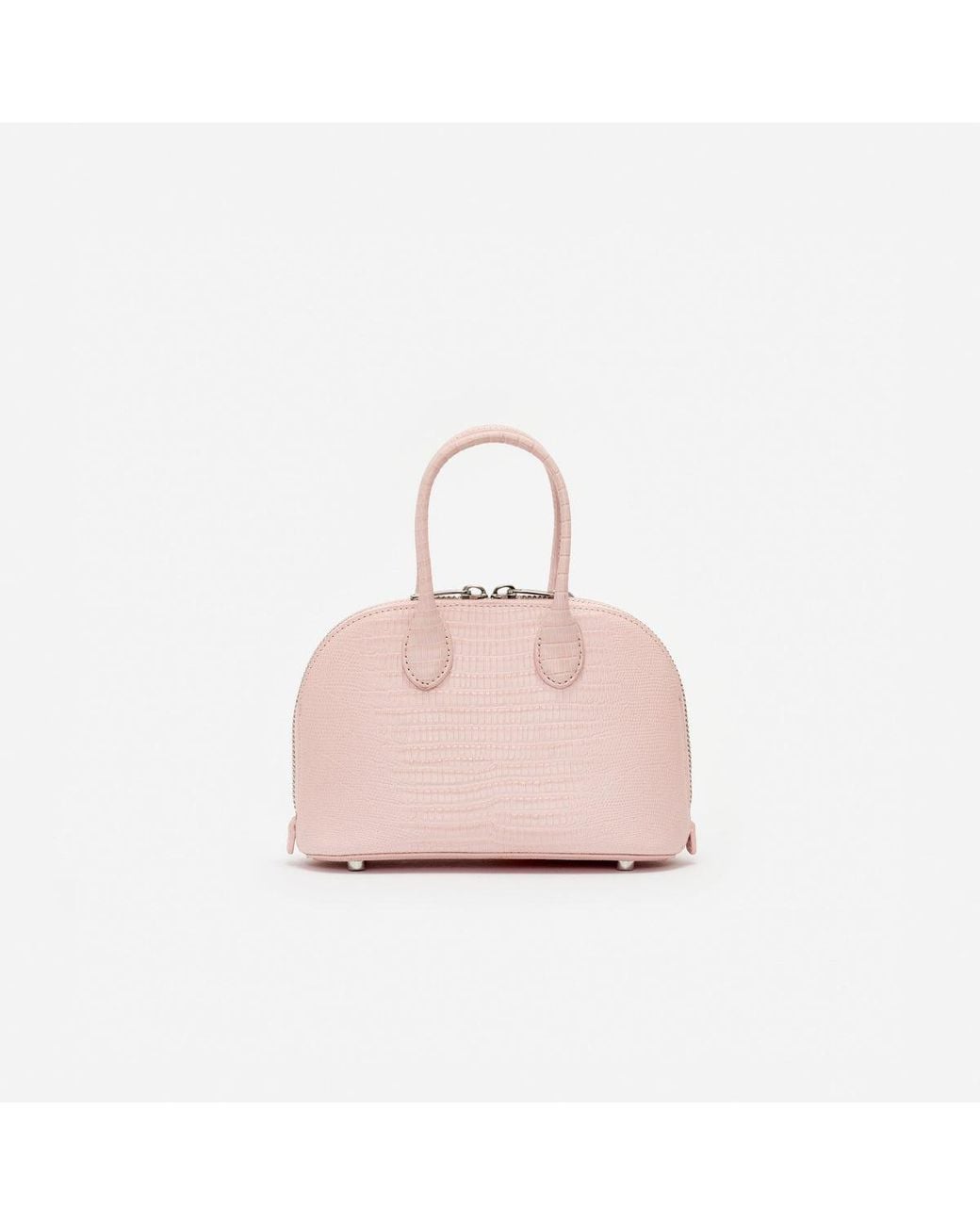Self-Portrait Pink Embossed Mini Handbag