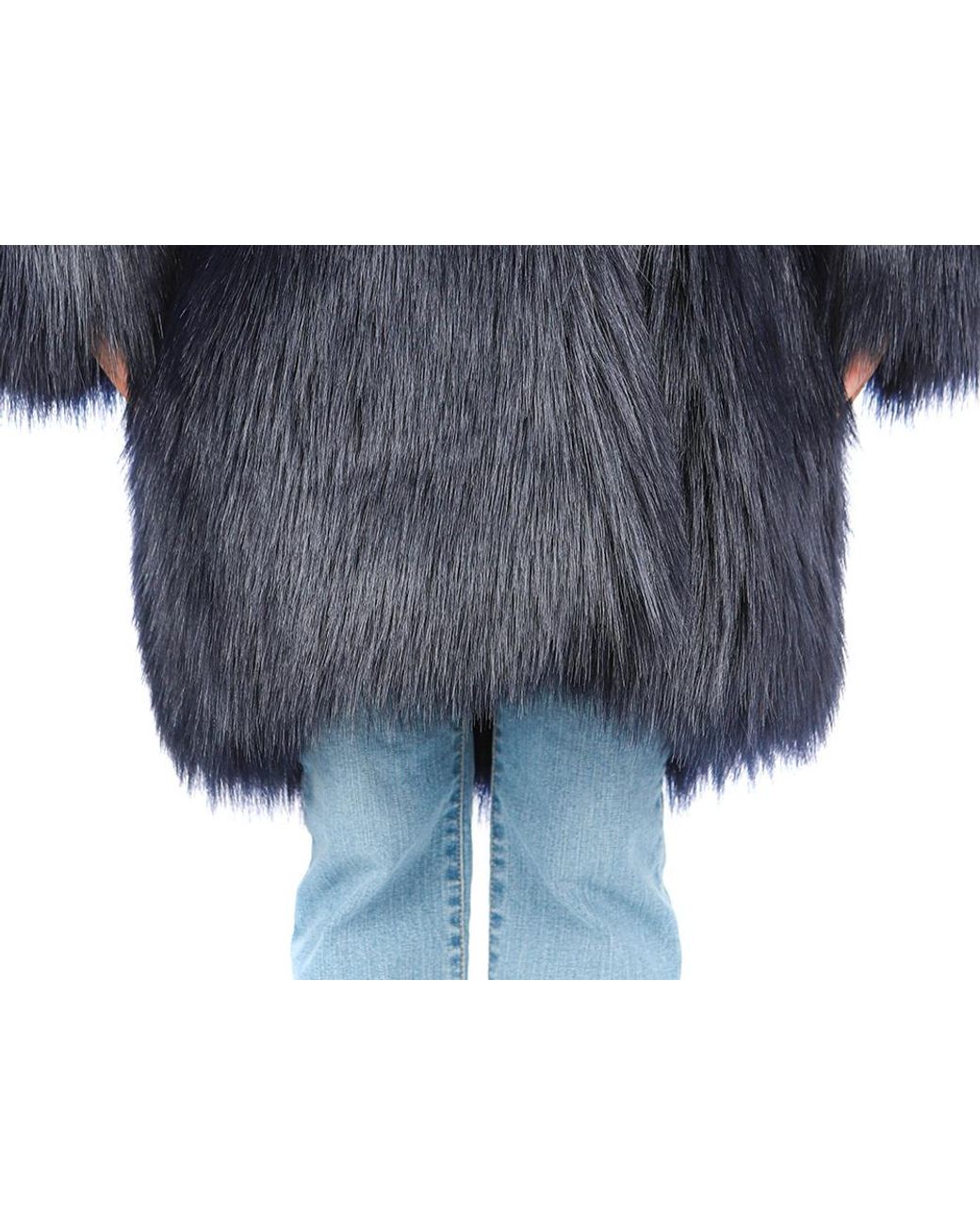 Sportmax Blue Large Profile Coat