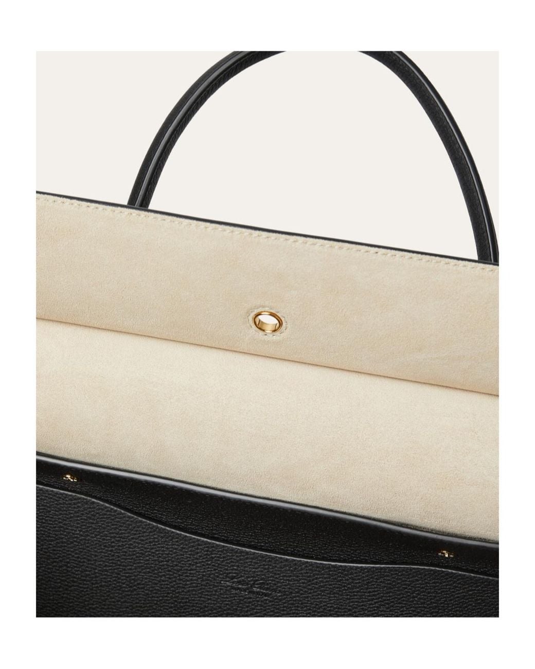 Loro Piana Black Loom Bag L32