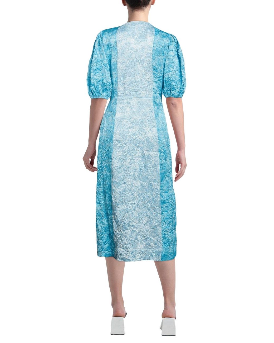 Ganni Blue Midi Dress
