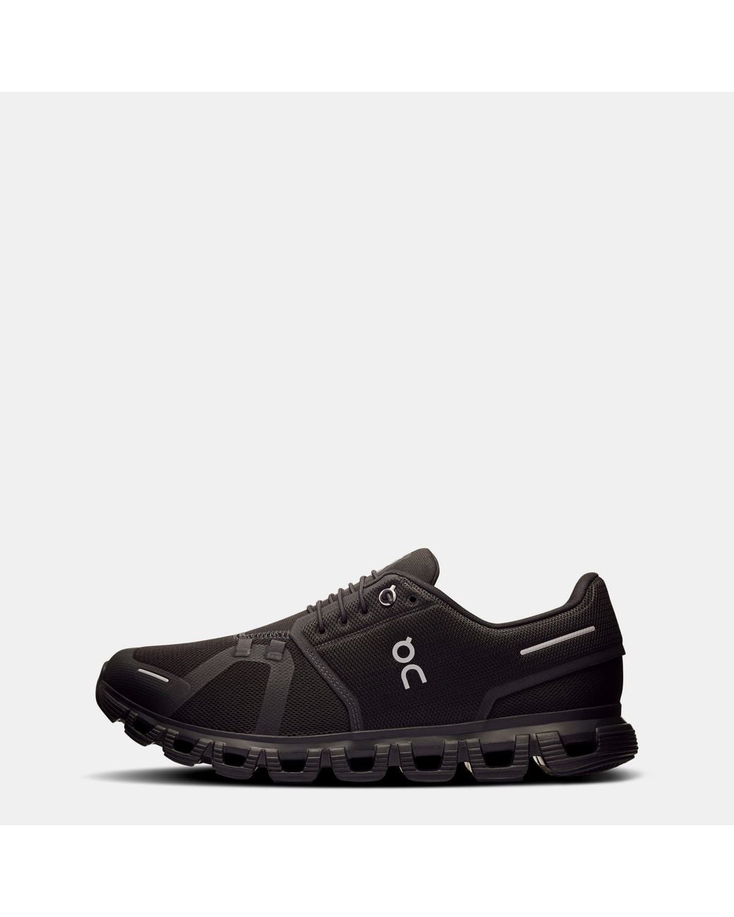 On Shoes Black Mesh Lace-Up Sneakers for men