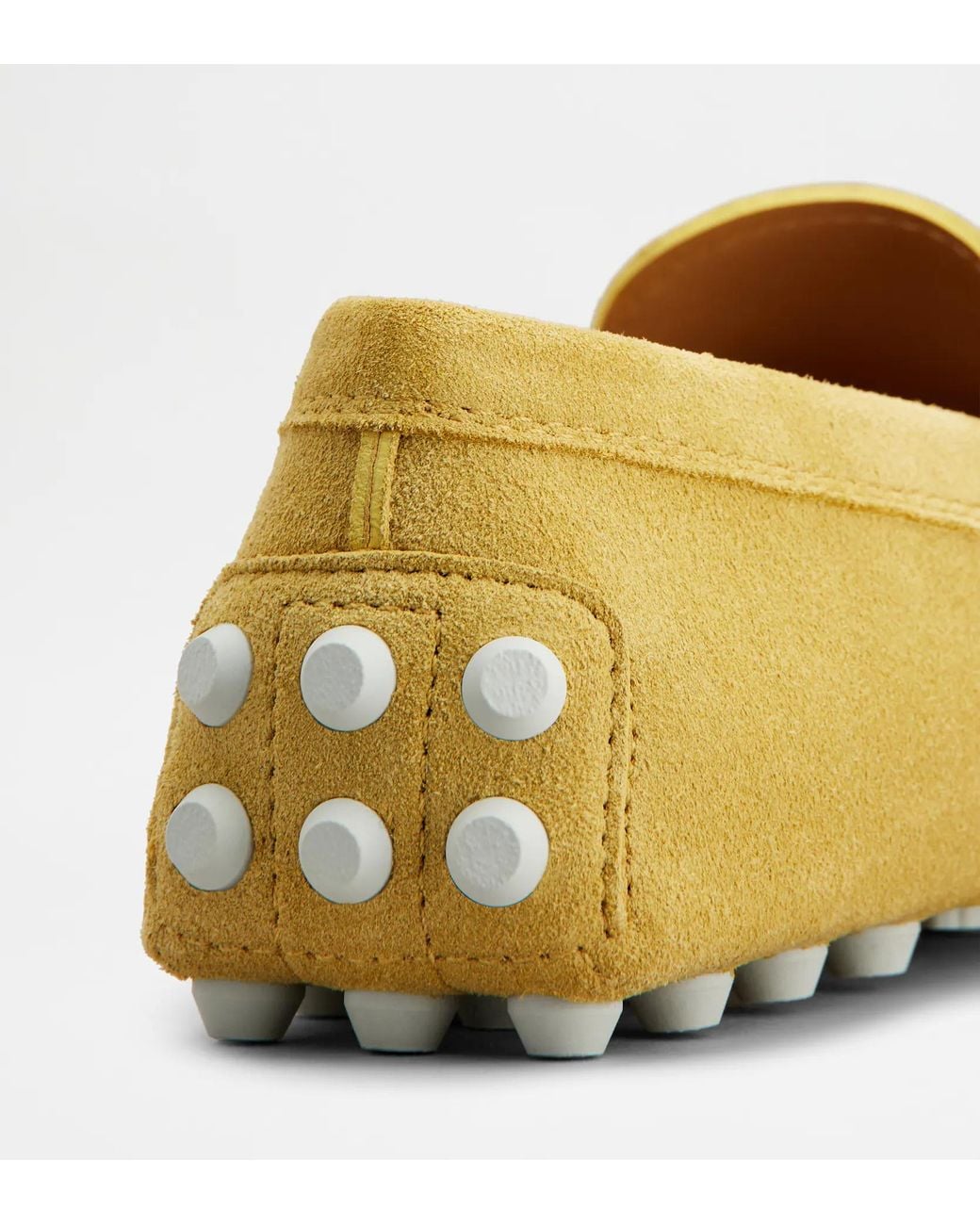 Tod's Yellow Gommino Bubble Loafers