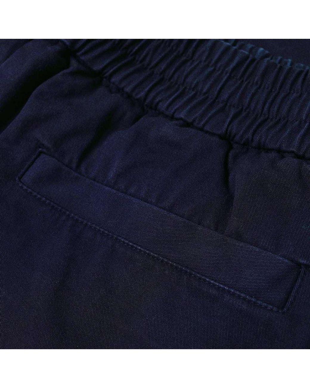 Acne Blue Elasticated-Waist Chino Shorts for men