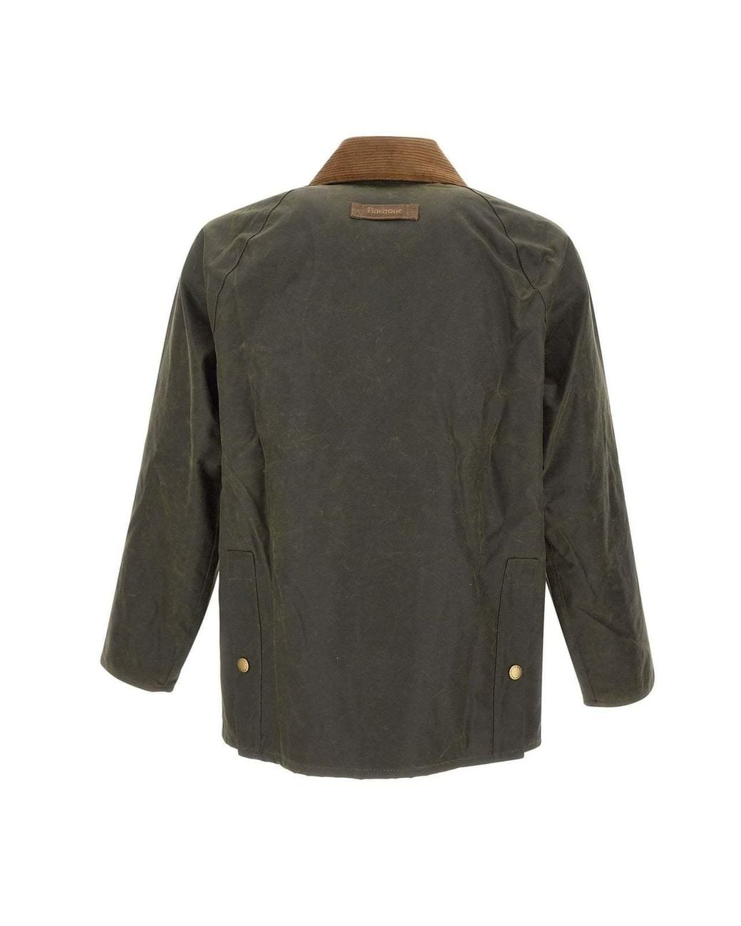 Barbour Green Desertdale Corduroy-Collar Jacket for men