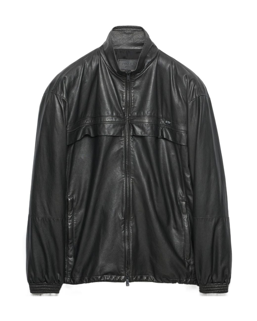 Prada Black Nappa Leather Jacket for men
