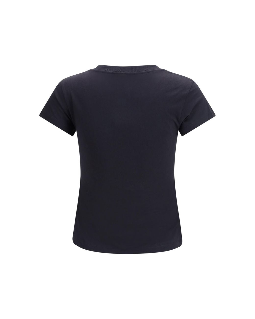 Ganni Blue Crochet Flower Baby Fit T-Shirt