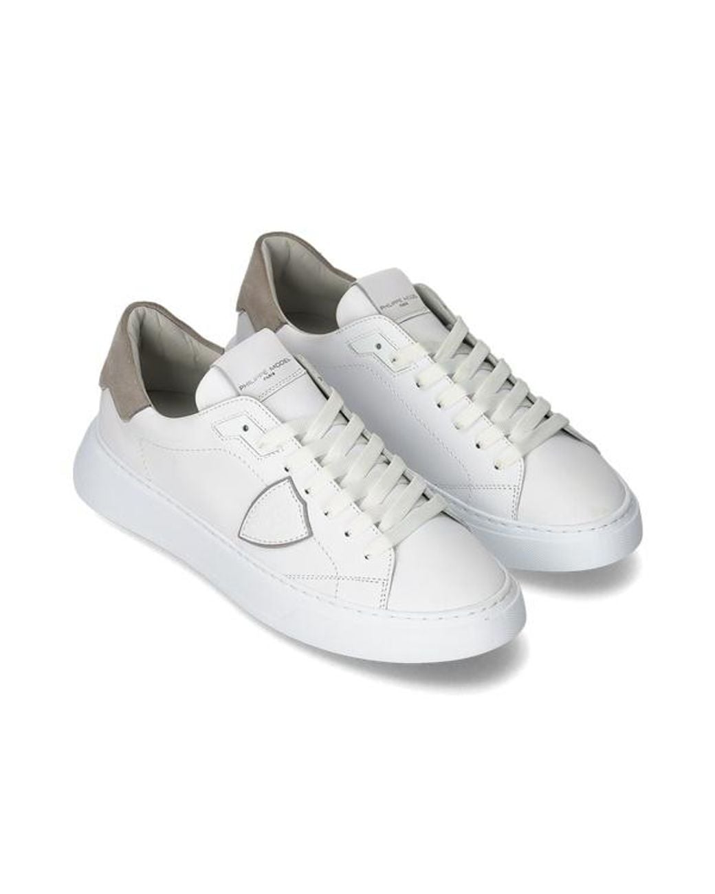 Philippe Model White Temple Lace-Up Sneakers for men