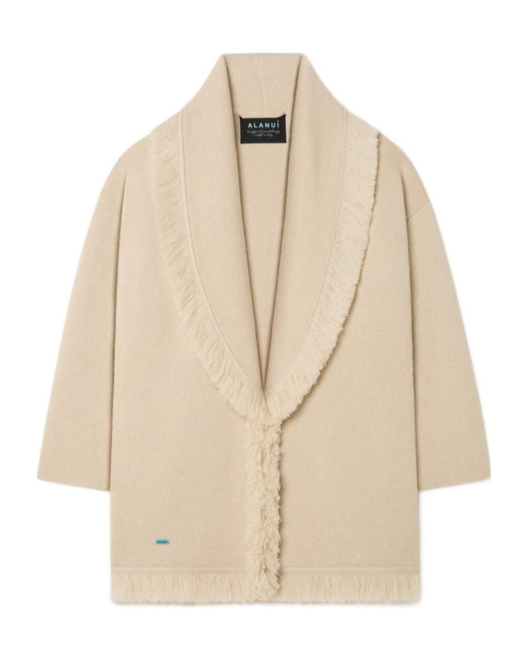 Alanui Natural Finest Single-Breasted Coat