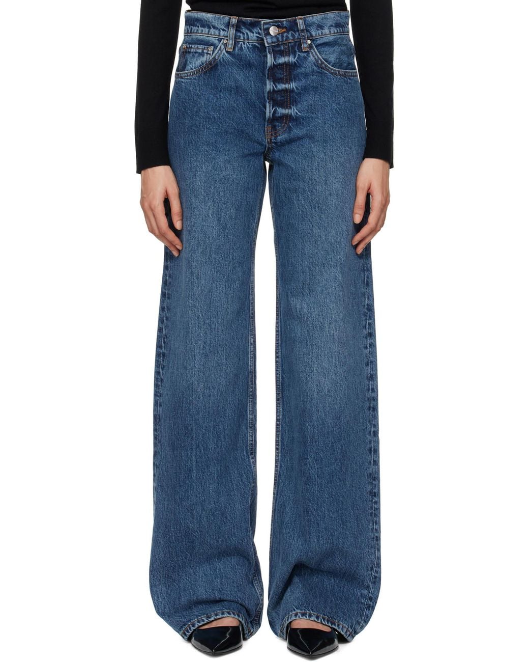 Anine Bing Blue Hugh Jeans
